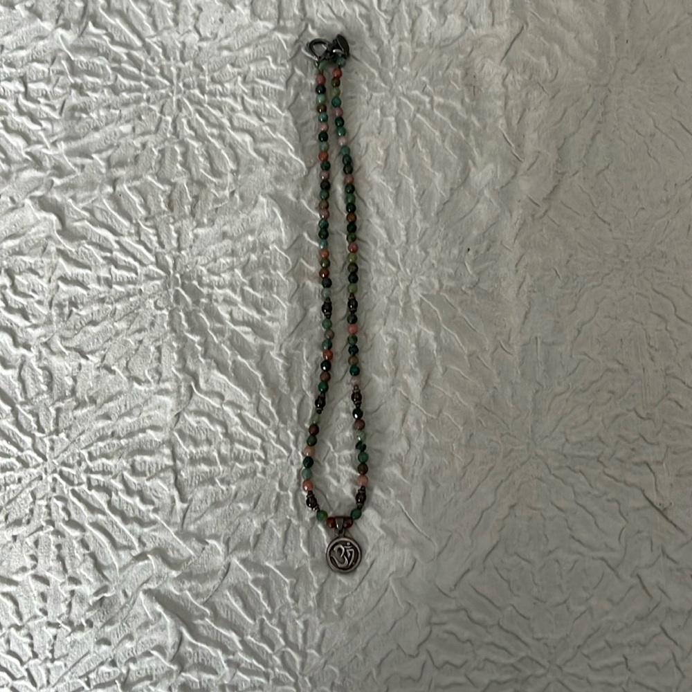 Beaded Ohm Necklace
